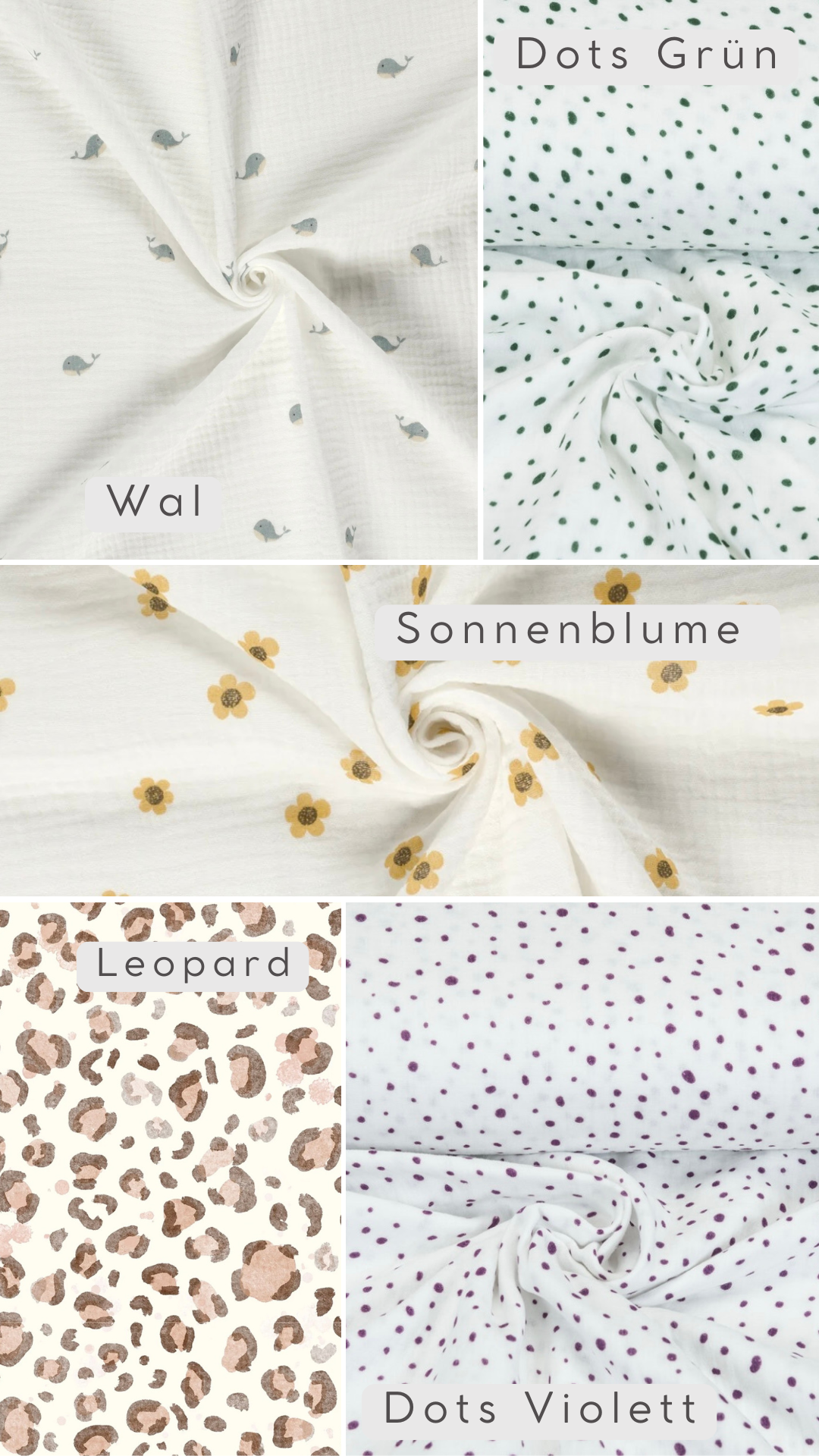 Musselinhalstuch mit Personalisierung