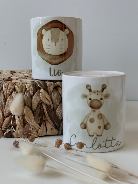 Spardose mit Personalisierung