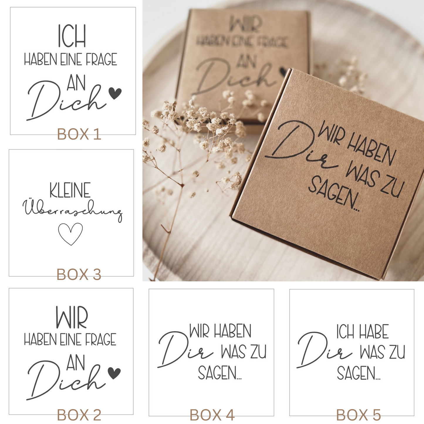 Babysocke mit Geschenkbox zur Schwangerschaftsverkündung
