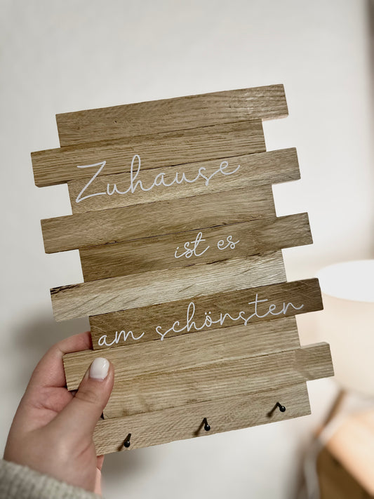 Schlüsselbrett mit Personalisierung