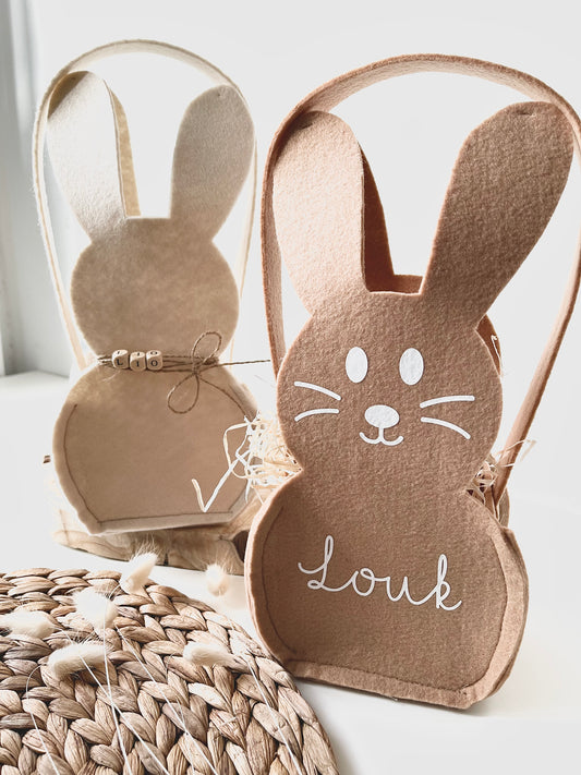 Osterkorb aus Filz | Personalisierbar