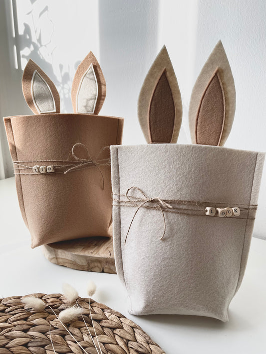 Osternest aus Filz | Personalisierbar