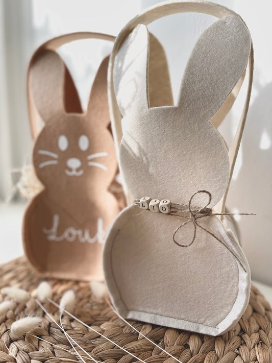 Osterkorb aus Filz | Personalisierbar