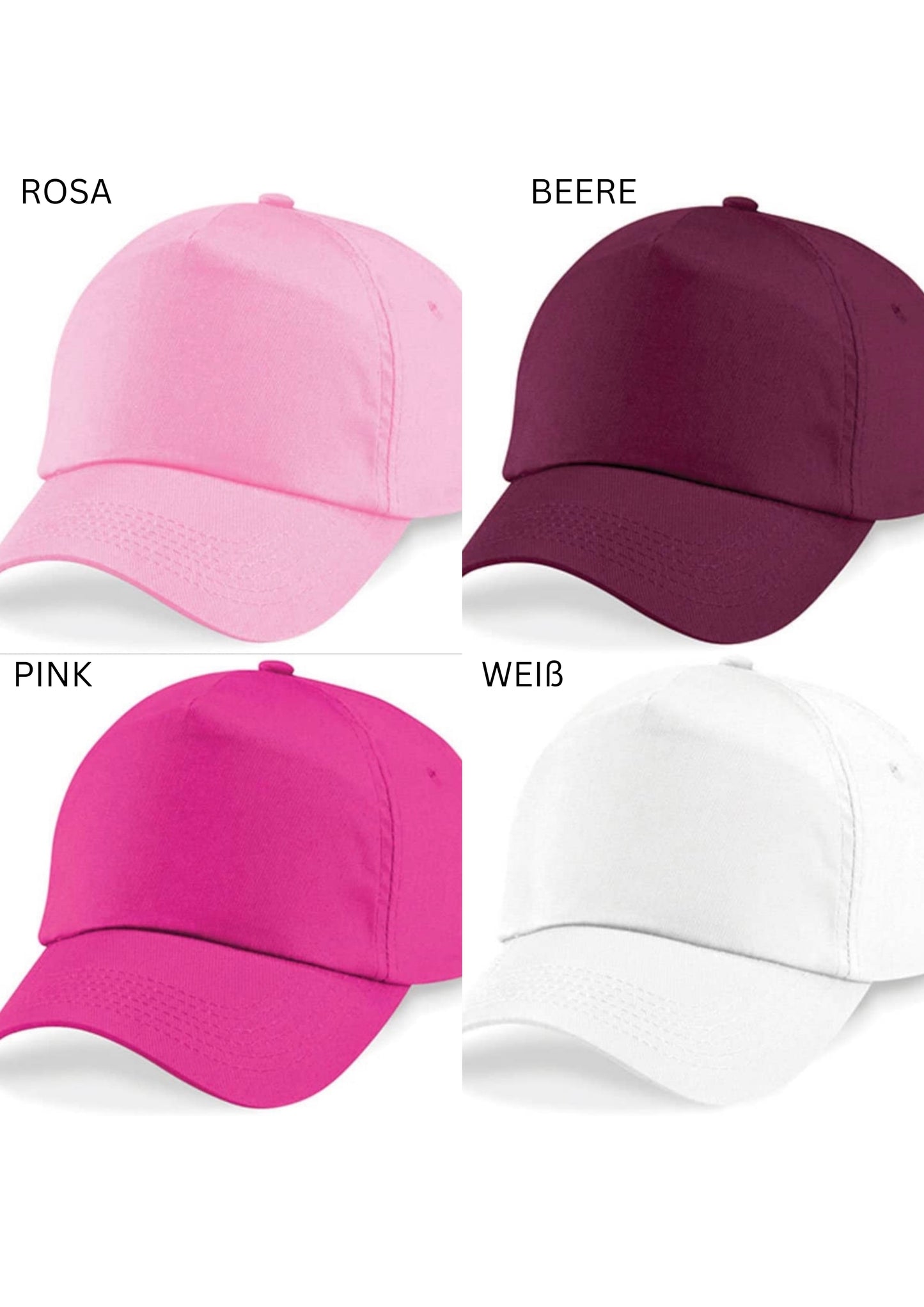 Basecap mit Wunschpersonalisierung