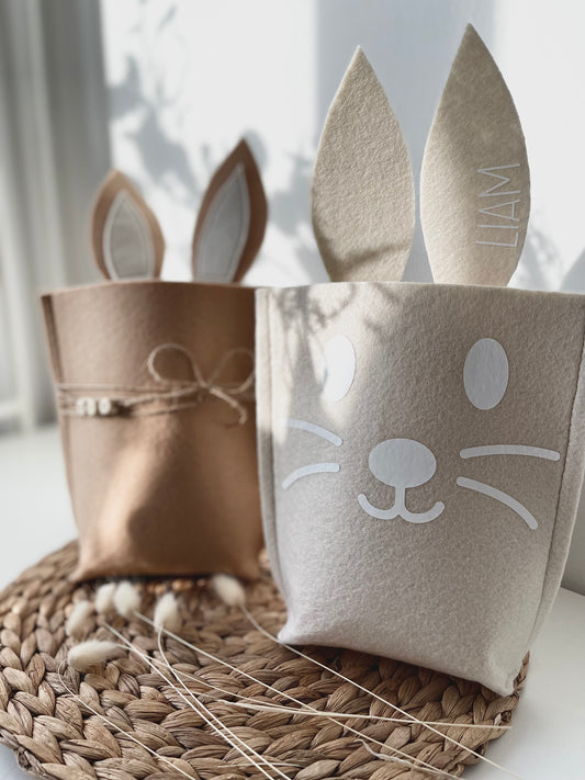 Osternest aus Filz | Personalisierbar