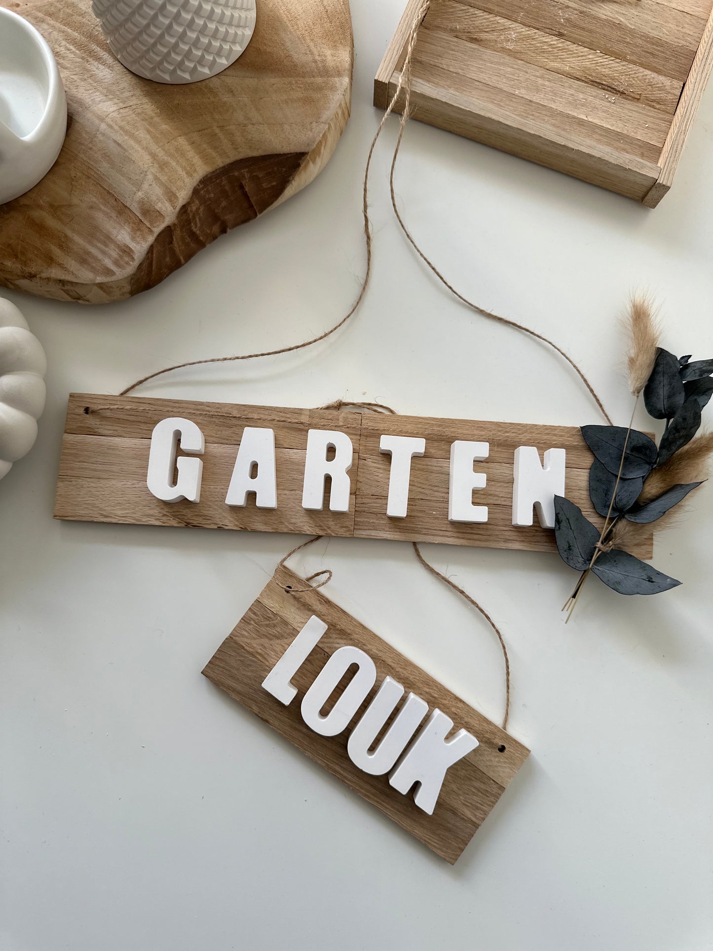 Türschild aus Holz | Personalisiert