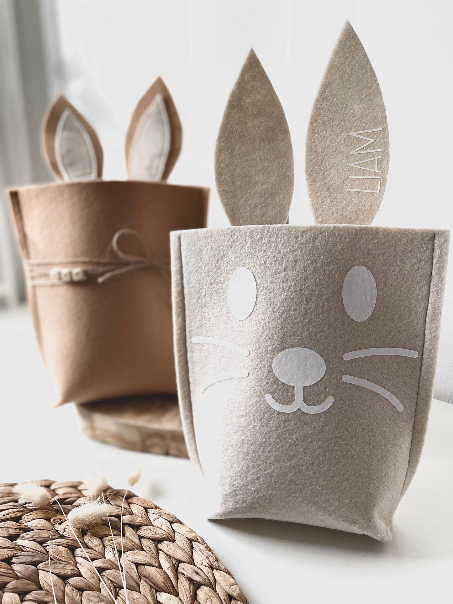 Osternest aus Filz | Personalisierbar