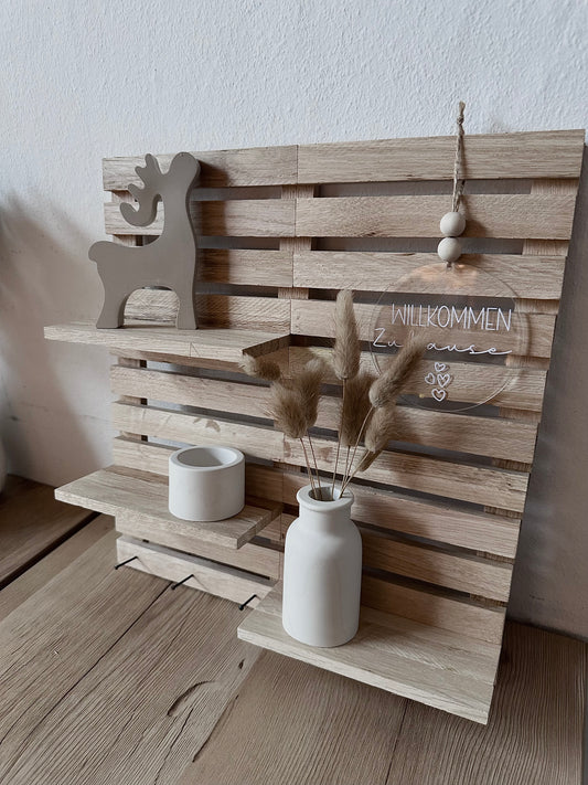 Wanddekoration aus Eiche