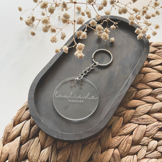 Acrylglas Schlüsselanhänger