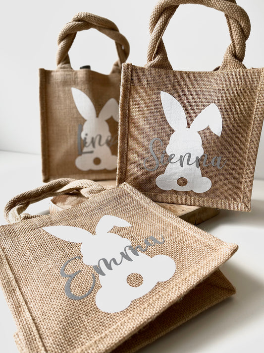 Osternest - Jutetasche