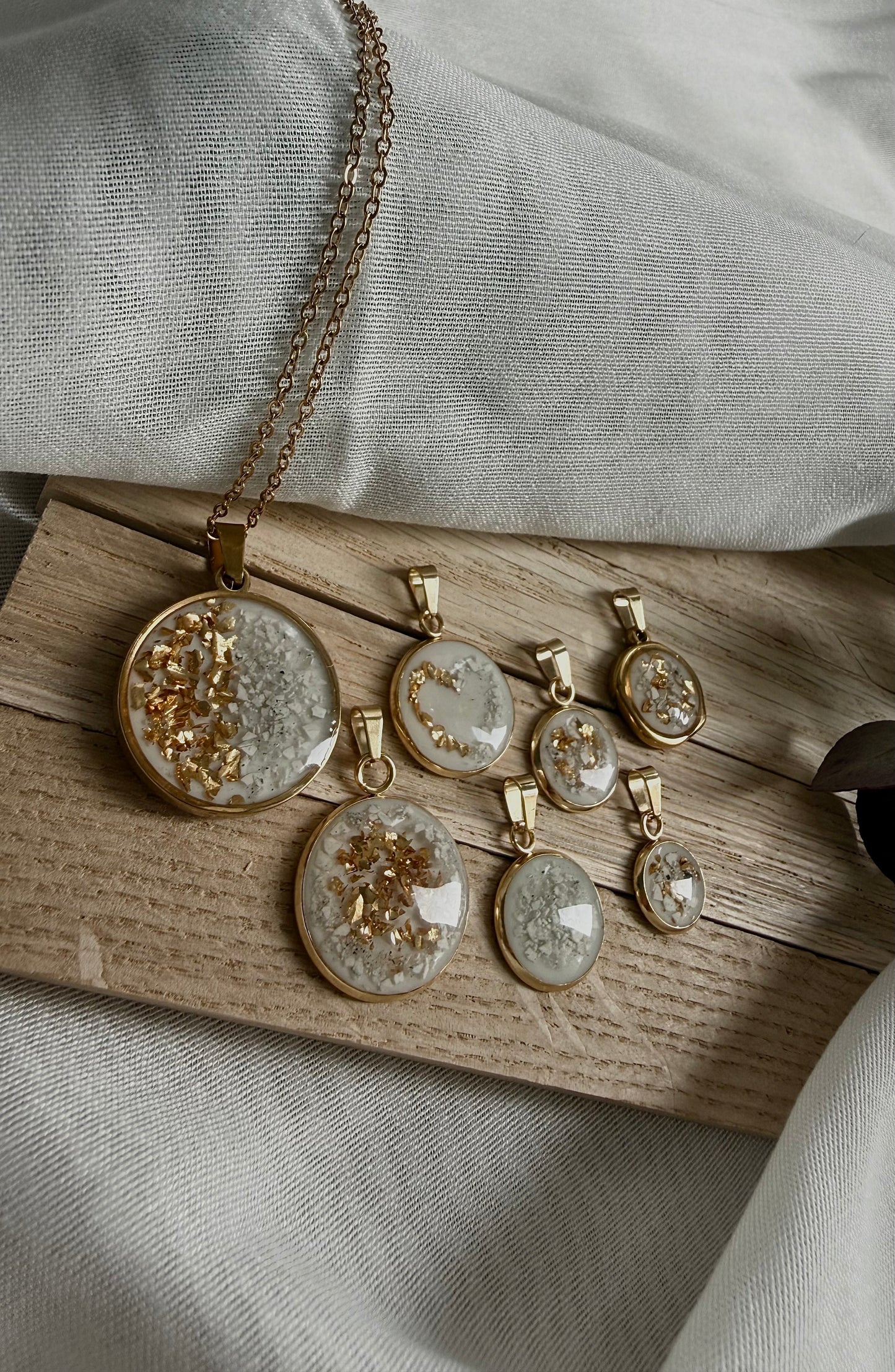 Schmuck aus der Asche verstorbener