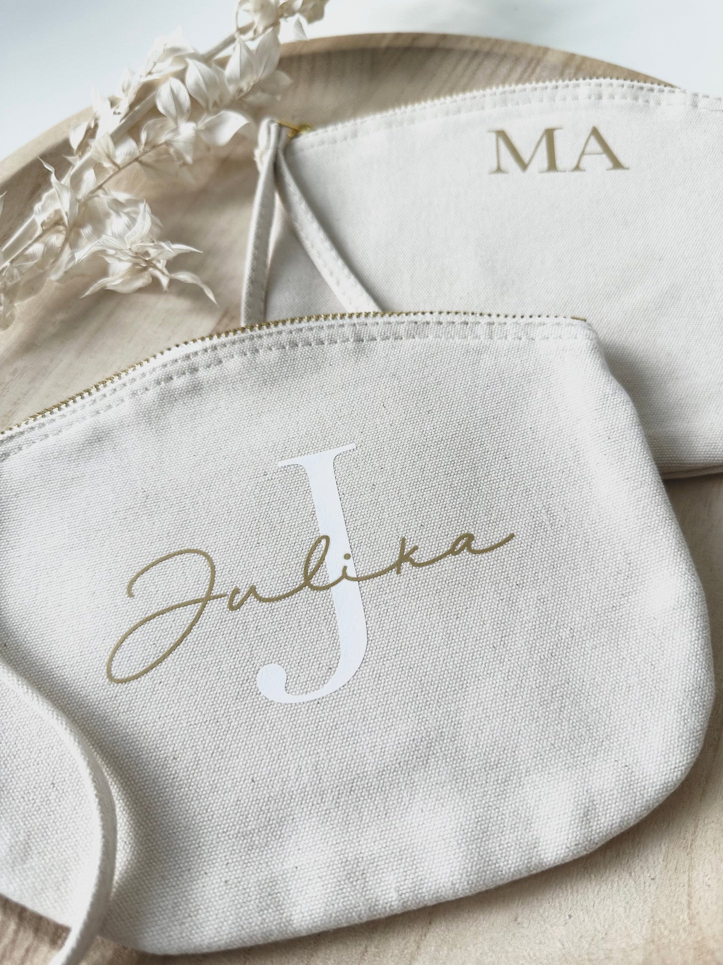 Kosmetiktasche mit Personalisierung