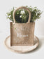 Jutetasche als Geschenketasche